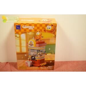 Pantasy The Garfield Movie Popcorn Machine Buildable Brick Block Set 86810